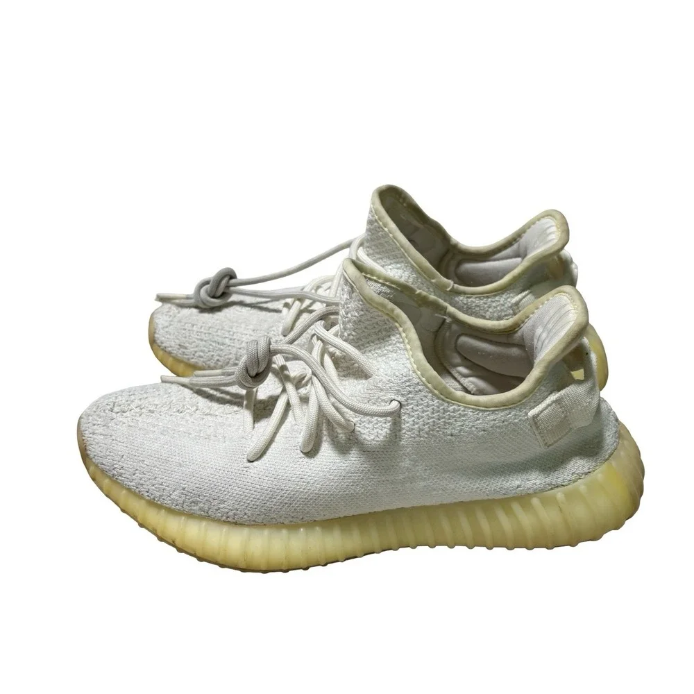 Adidas Yeezy Boost 350 V2 Cream White Triple White Size 9 Men's USED